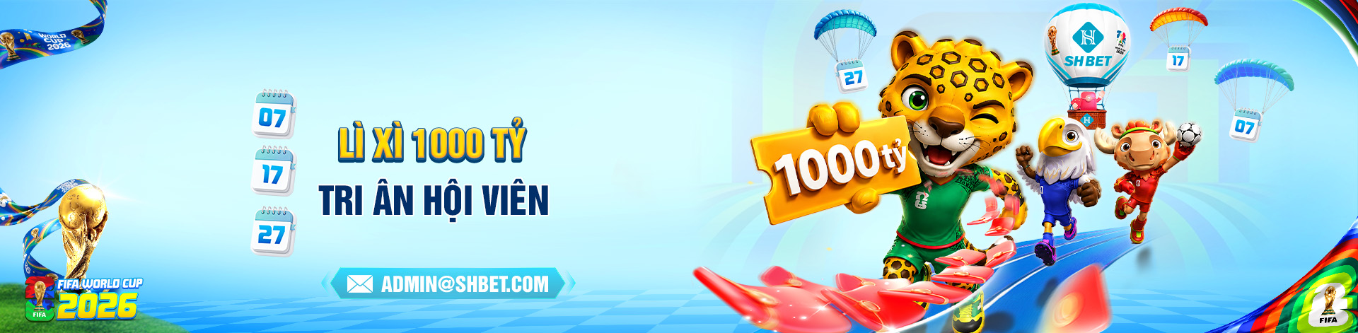SHBET | Trang Chủ Của SHBET.COM Chính Thức - SH BET Uy Tín #1 2 Lì Xì 1000 Tỷ Tri Ân Hội Viên